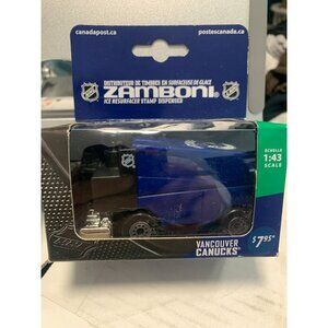 Zamboni Ice Resurfacer Stamp Dispenser 1:43 Scale Vancouver Canucks NHL Collecti